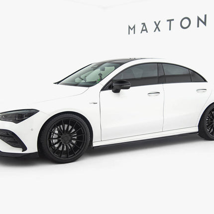 Maxton Design - Side Skirts Diffusers Mercedes-AMG CLA 35 / 45 Coupe / Shooting Brake C118 Facelift / X118 Facelift(Copy) | Car Enhancements UK