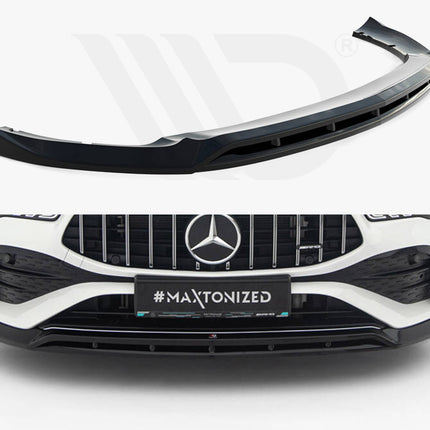 Maxton Design - Front Splitter Mercedes-AMG CLA 35 Coupe / Shooting Brake C118 Facelift / X118 Facelift | Car Enhancements UK