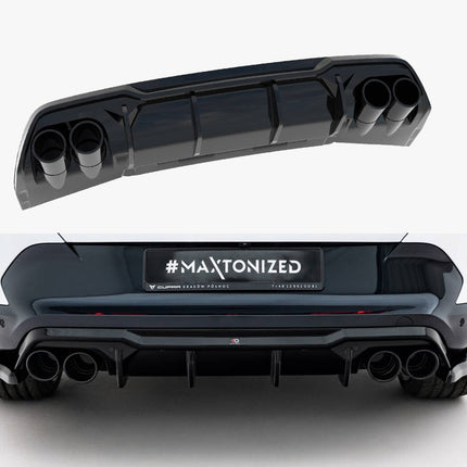 Maxton Design - Rear Valance V.3 + Exhaust Ends Imitation Cupra Formentor Mk1 Facelift