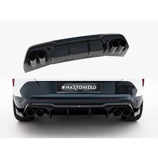 Maxton Design - Rear Valance V.3 + Exhaust Ends Imitation Cupra Formentor Mk1 Facelift