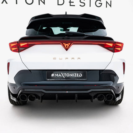 Maxton Design - Rear Valance V.3 + Exhaust Ends Imitation Cupra Formentor Mk1 Facelift