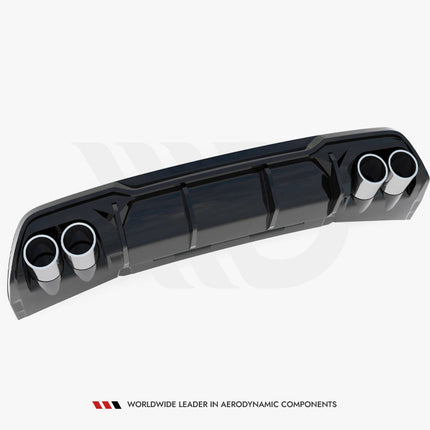 Maxton Design - Rear Valance V.3 + Exhaust Ends Imitation Cupra Formentor Mk1 Facelift