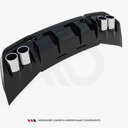 Maxton Design - Rear Valance V.3 + Exhaust Ends Imitation Cupra Formentor Mk1 Facelift