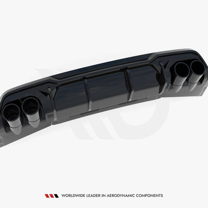 Maxton Design - Rear Valance V.3 + Exhaust Ends Imitation Cupra Formentor Mk1 Facelift