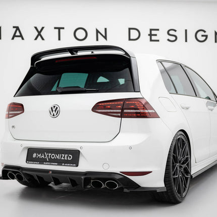 Maxton Design -Spoiler Volkswagen Golf R / GTI / R-Line Hatchback Mk7 / Mk7 Facelift | Car Enhancements UK
