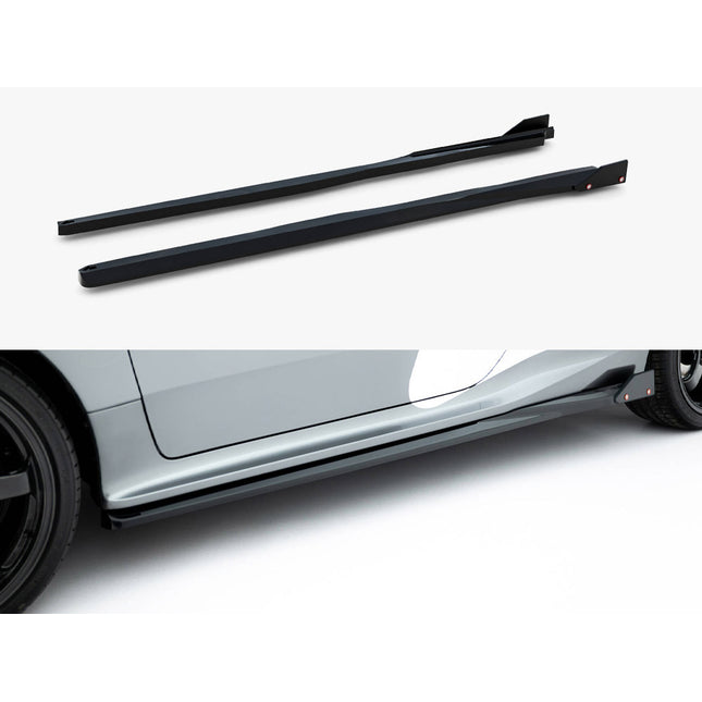 Maxton Design - Side Skirts Diffusers + Flaps Toyota GR Yaris Mk4 Facelift | Car Enhancements UK