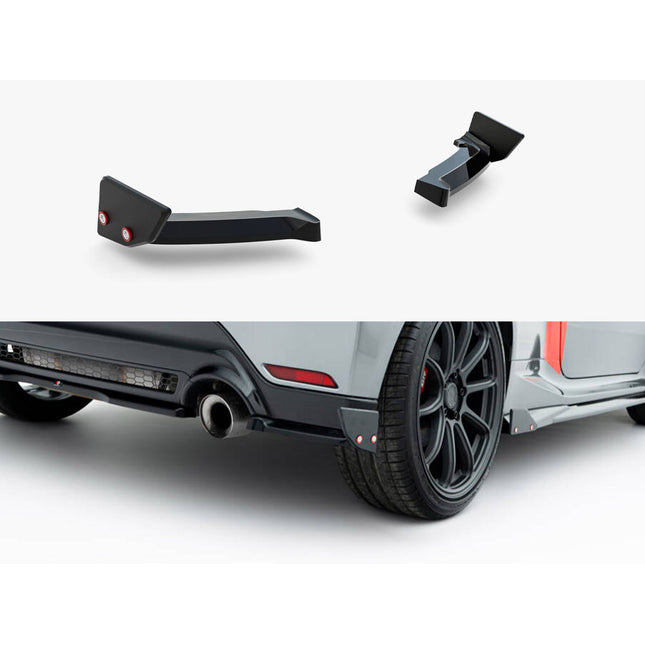 Maxton Design - Rear Side Splitters + Flaps Toyota GR Yaris Mk4 Facelift | Car Enhancements UK
