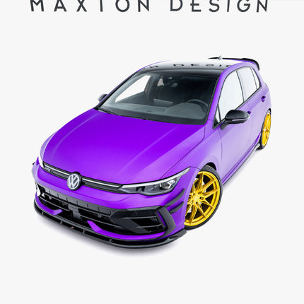 Maxton Design - Front Splitter V.2 Volkswagen Golf R Mk8 Facelift | Car Enhancements UK