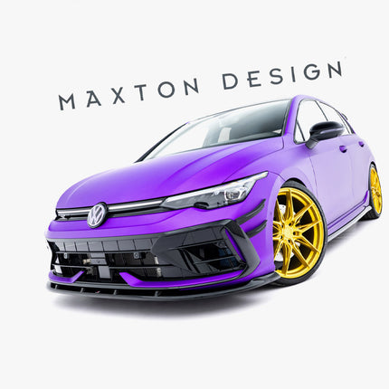 Maxton Design - Front Splitter V.2 Volkswagen Golf R Mk8 Facelift | Car Enhancements UK