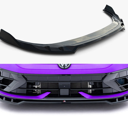 Maxton Design - Front Splitter V.1 Volkswagen Golf R Mk8 Facelift | Car Enhancements UK