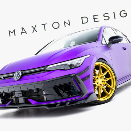 Maxton Design - Front Splitter V.1 Volkswagen Golf R Mk8 Facelift | Car Enhancements UK