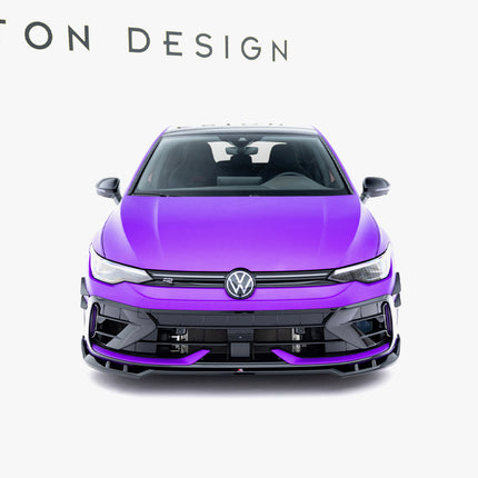 Maxton Design - Front Splitter V.1 Volkswagen Golf R Mk8 Facelift | Car Enhancements UK