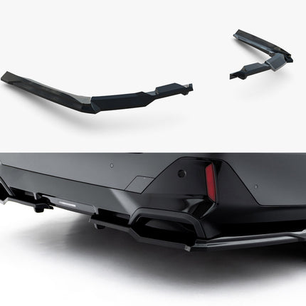 Maxton Design - Rear Splitter (Vertical Bars) V.1 BMW 5 / i5 M-Pack Sedan / Touring G60 / G61
