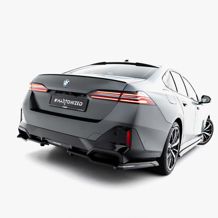 Maxton Design - Rear Splitter (Vertical Bars) V.1 BMW 5 / i5 M-Pack Sedan / Touring G60 / G61