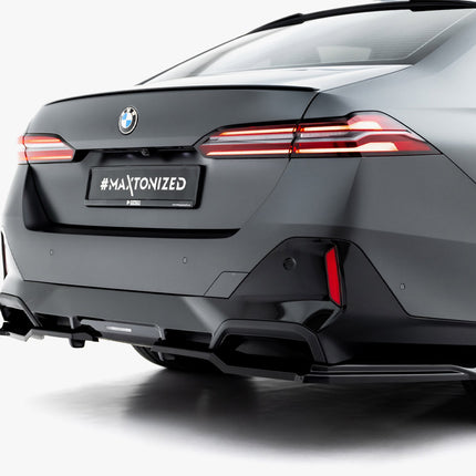 Maxton Design - Rear Splitter (Vertical Bars) V.1 BMW 5 / i5 M-Pack Sedan / Touring G60 / G61