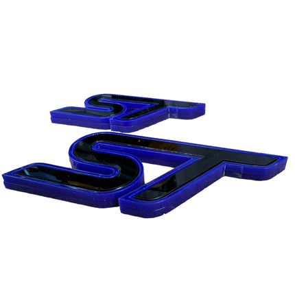 4D ST Replacement Badges - Multiple Colours (Fiesta Mk7.5 & MK8/8.5 > Focus Mk3, 3.5 & 4 > Puma MK2) - Car Enhancements UK