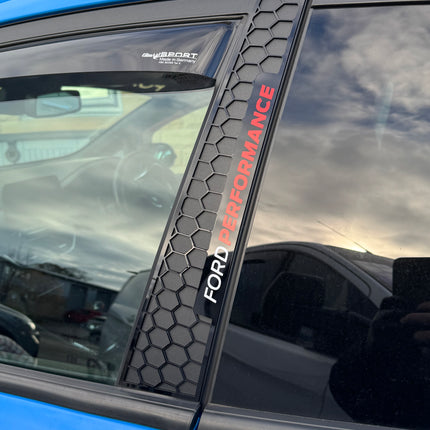 Ford Fiesta MK8 / MK8.5 (3 Door Only) - 3D Acrylic B Pillar Covers - Multiple Designs