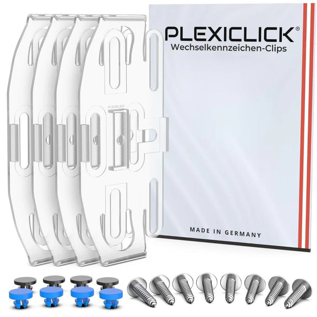 PlexiClick® - Invisible Number Plate Holder Clip | Car Enhancements UK