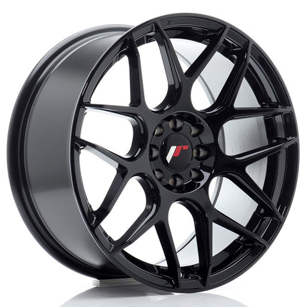 Japan Racing Wheels - JR18 17x8 ET35 5x100/114 Gloss Black | Car Enhancements UK