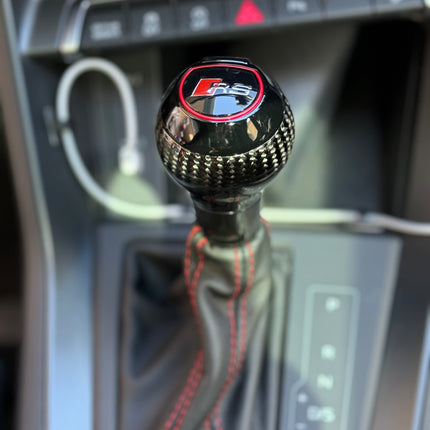 DSG "RS" Carbon Replacement Shift Knob & Gator | Car Enhancements UK