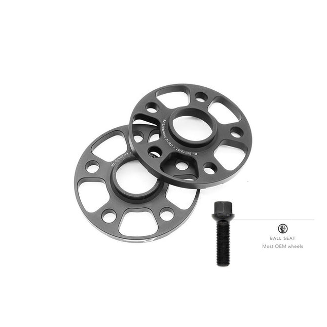 RacingLine Performance Hub Centric Wheel Spacer Set (Pair) - 5x112/ 57.1mm (Multiple Sizes) | Car Enhancements UK