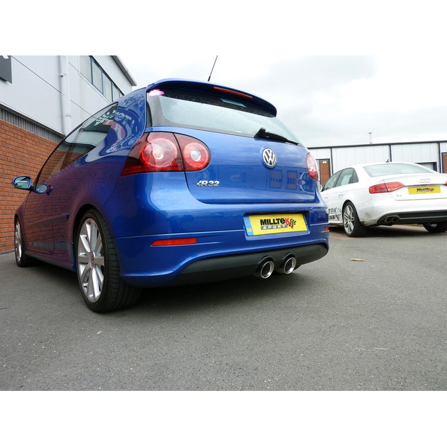 Milltek Sport - Cat Back Exhaust (Multiple Options) VW Golf MK5 R32 V6 - Car Enhancements UK