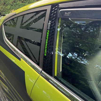 Ford Fiesta MK7 / MK7.5 (3 Door Only) - 3D Acrylic B Pillar Covers - Multiple Designs