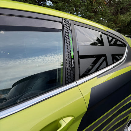 Ford Fiesta MK7 / MK7.5 (3 Door Only) - 3D Acrylic B Pillar Covers - Multiple Designs