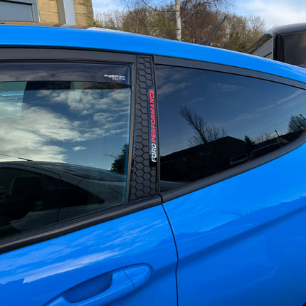 Ford Fiesta MK8 / MK8.5 (3 Door Only) - 3D Acrylic B Pillar Covers - Multiple Designs