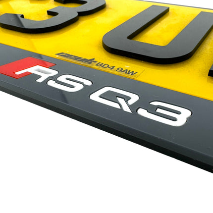 Number Plate Frame - Audi Variants (Multiple Logo's) | Car Enhancements UK