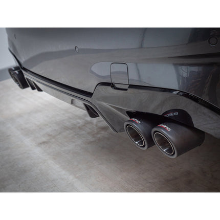 Cobra Exhausts - BMW 330e Touring (G21) (19>) Non-Valved Venom Quad Exit Rear Axle Back M3 Style Performance Exhaust | Car Enhancements UK