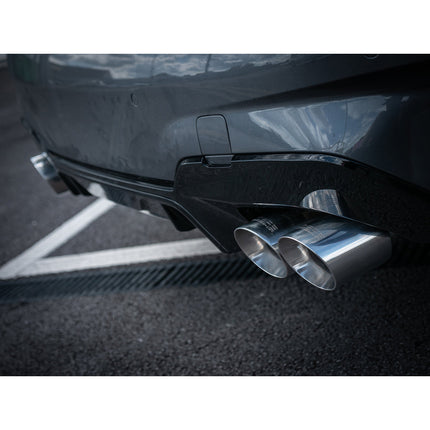Cobra Exhausts - BMW 330e Touring (G21) (19>) Non-Valved Venom Quad Exit Rear Axle Back M3 Style Performance Exhaust | Car Enhancements UK