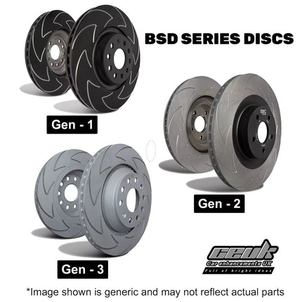 EBC Uprated Rear Brake Discs - Ford Focus MK2 RS (Incl RS500) | Car Enhancements UK