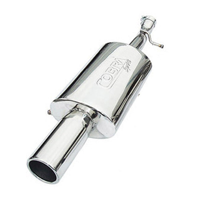 Cobra Exhausts - Ford Fiesta (Mk6) Zetec S Rear Performance Exhaust Box | Car Enhancements UK