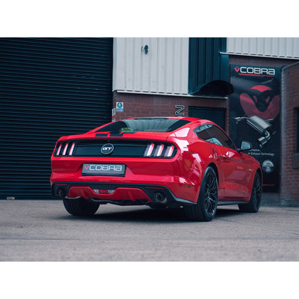 Cobra Exhausts - Ford Mustang 5.0 V8 GT (2015-18) 2.5" Venom Box Delete Axle Back Performance Exhaust | Car Enhancements UK