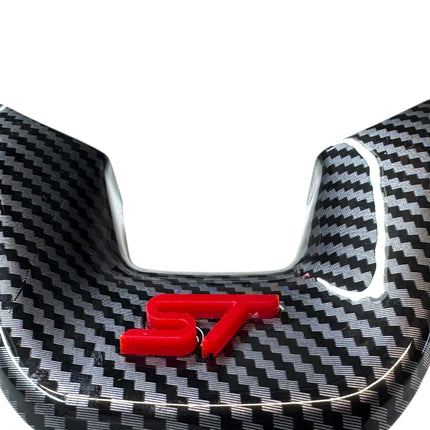 4D Acrylic "ST" Insert for Lower Carbon Steering Wheel Cover