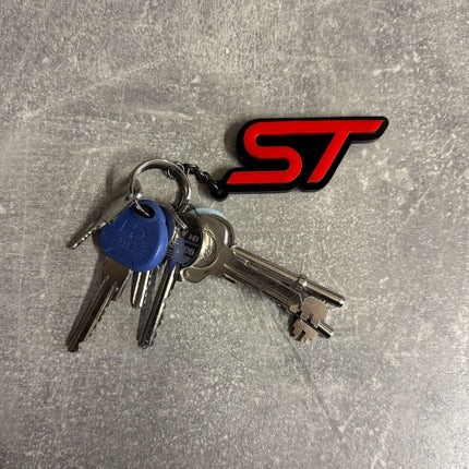 4D ST Key Ring – Premium Keychain in Multiple Colours | Car Enhancements UK