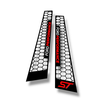 Ford Fiesta MK8 / MK8.5 (5 Door Only) - 3D Acrylic B Pillar Covers - Multiple Designs