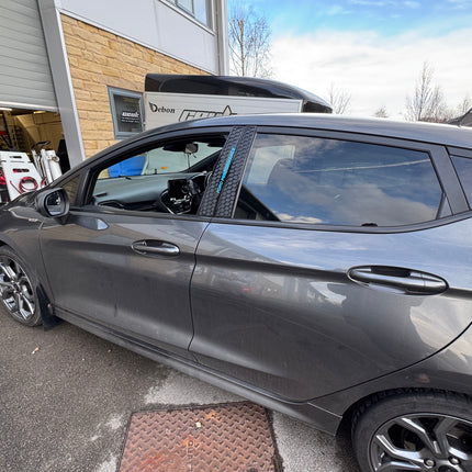 Ford Fiesta MK8 / MK8.5 (5 Door Only) - 3D Acrylic B Pillar Covers - Multiple Designs