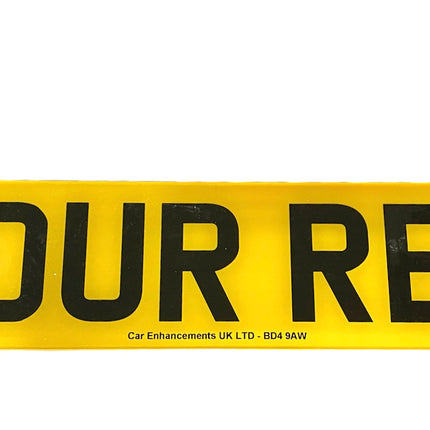 Premium Road-Legal Number Plates - OEM Style Printed