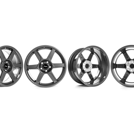 Racingline R-06 8.5J x 18inch Alloy Wheel Set - Gun Metal, Silver or Black