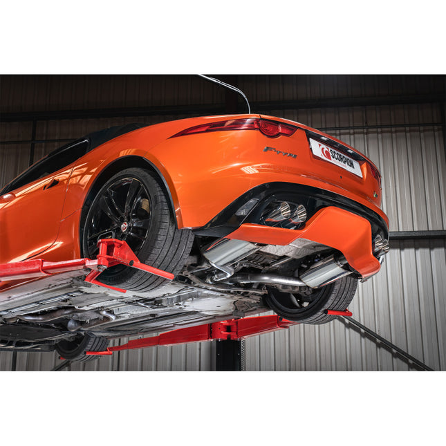Scorpion Exhausts - Cat Back Exhaust - Jaguar F-Type R (Multiple Options) | Car Enhancements UK