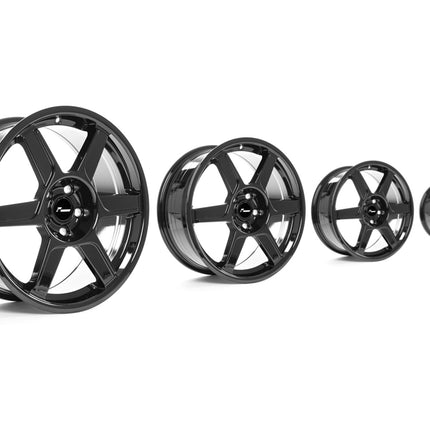 Racingline R-06 8.5J x 18inch Alloy Wheel Set - Gun Metal, Silver or Black