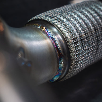 Cobra Exhausts - VW Tiguan R (21>) Front Downpipe Sports Cat / De-Cat Performance Exhaust | Car Enhancements UK