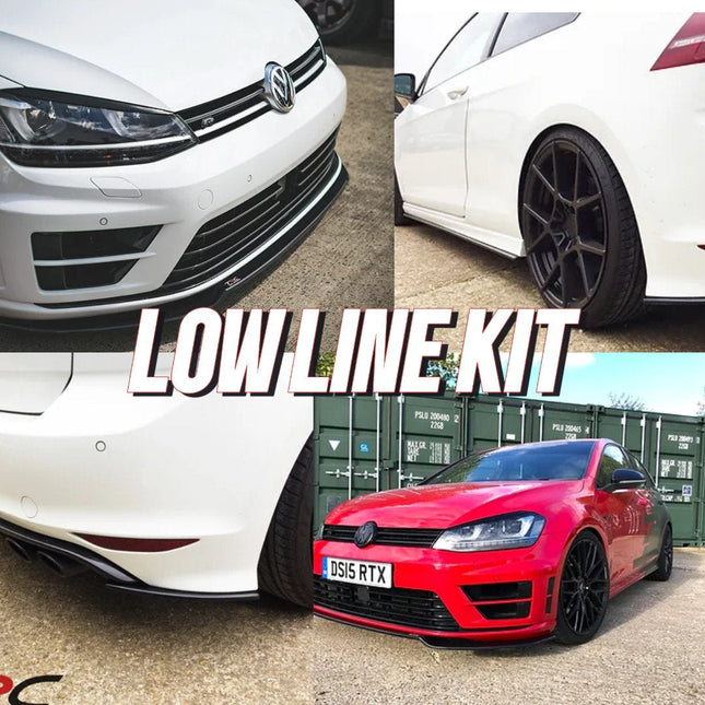 Triple R Composites - Volkswagen Golf MK7 R - V2 Low Line Kit