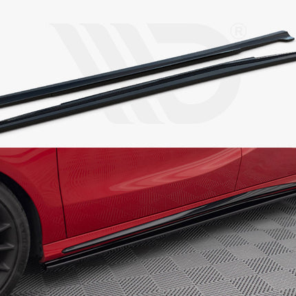 SIDE SKIRTS DIFFUSERS MERCEDES CLA 45 AMG C117 (FACELIFT) (2017-UP) & A W176 AMG FACELIFT (2015-2018) - Car Enhancements UK