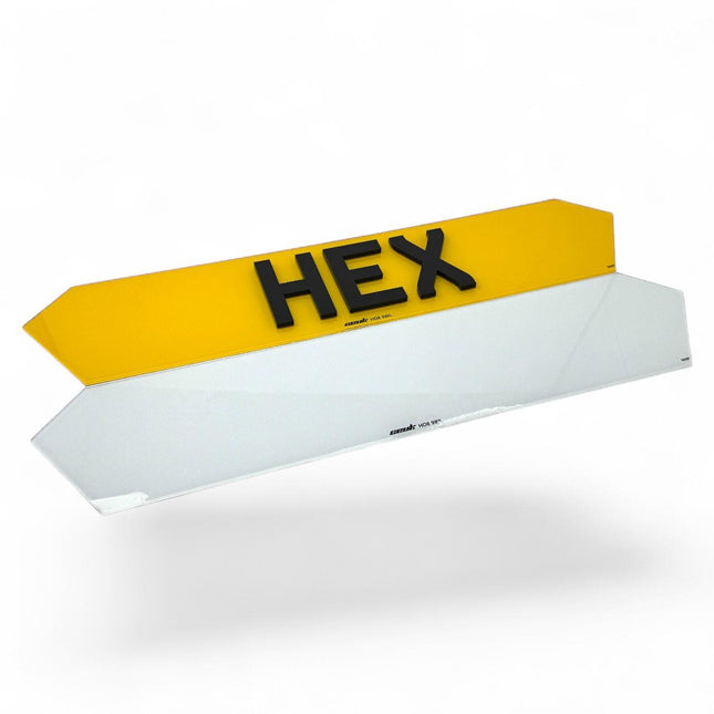 Premium Road-Legal Number Plates - Hex / Lambo Style