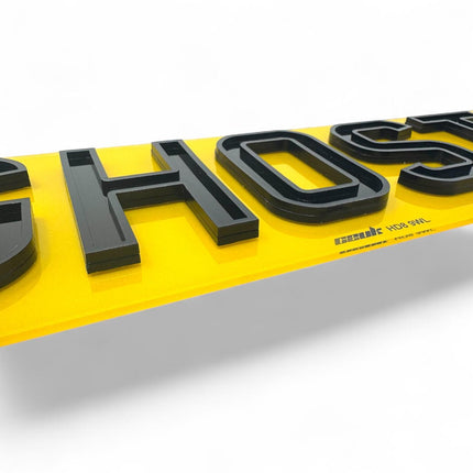 Premium Road-Legal Number Plates - Hex / Lambo Style