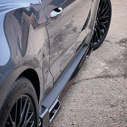 Triple R Composites - Ford Mustang 5.0L FL Side Skirt Splitters | Car Enhancements UK
