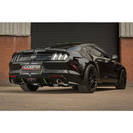 Cobra Exhausts - Ford Mustang 5.0 V8 GT (2015-18) 2.5" Venom Box Delete Axle Back Performance Exhaust | Car Enhancements UK